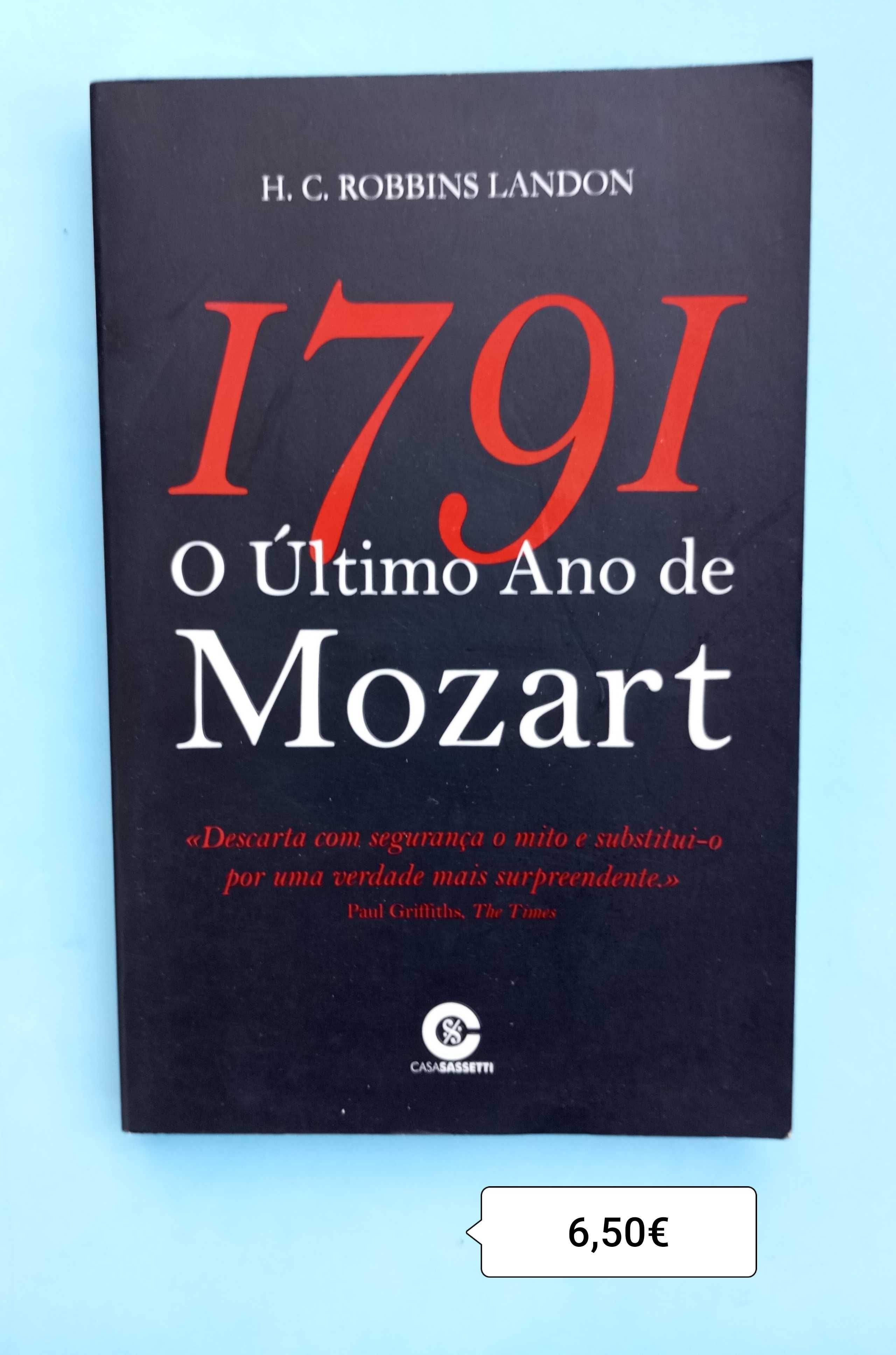 1791 O Último Ano de Mozart / H.C. Robbins Landon - Portes incluídos