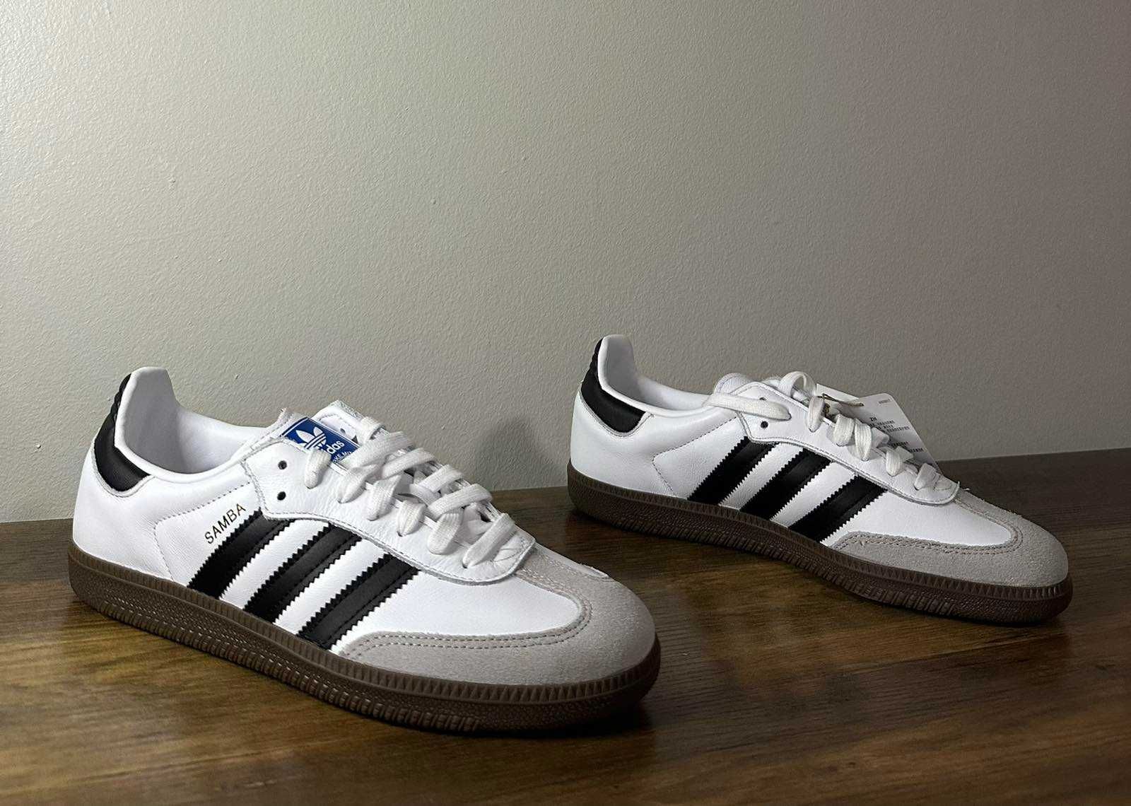 Adidas Samba OG "Cloud/Core Black/Gum "