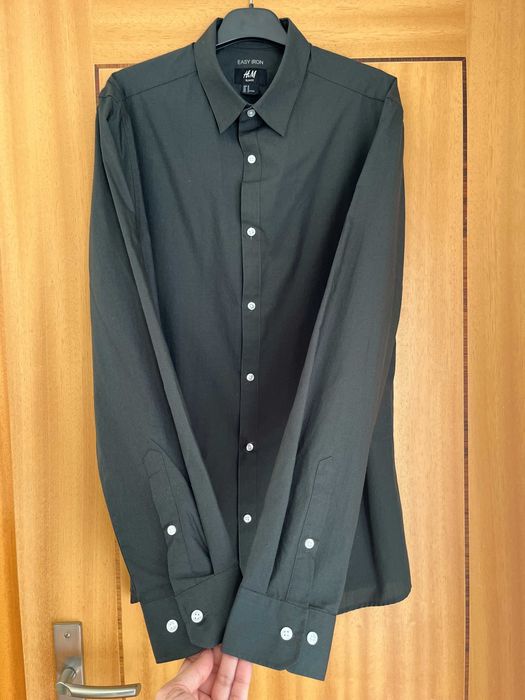 Camisa verde escuro da H&M - Homem - Tamanho M