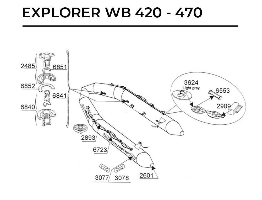 Ponton Rib Bombard Explorer 420 WB zodiac super stan 7 os lodka