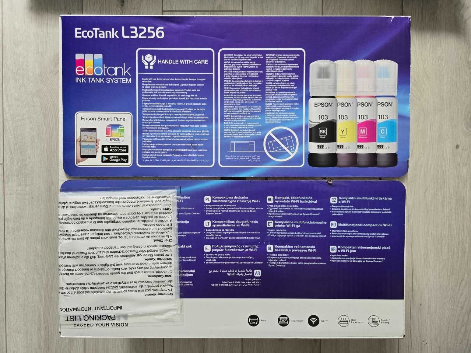 Urządzenie Wielofunkcyjne Epson EcoTank L3256 biały