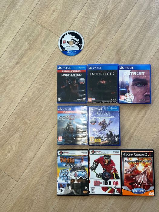Набір ігор дисків Sony PS4 з коробками нові запаковані