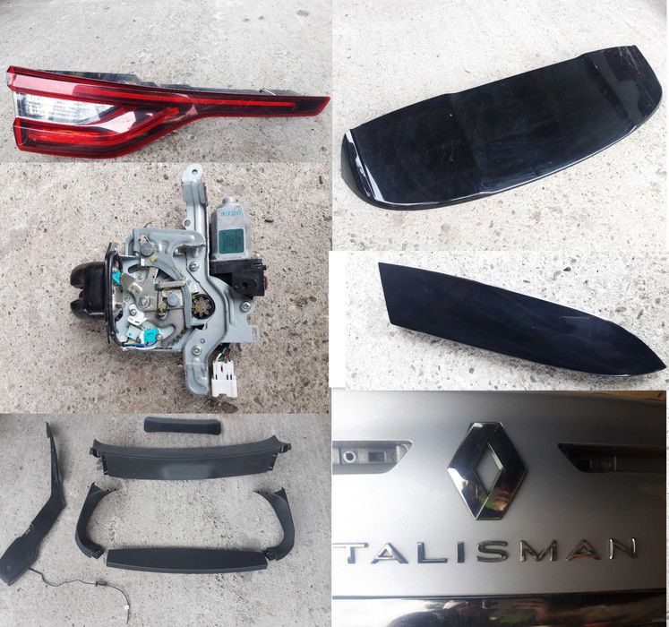 Renault Talisman kombi - lampa, spoiler, emblematy, zamek, tapicerka