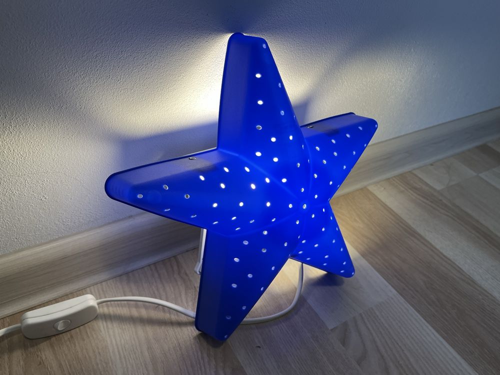 Lampa scienna gwiazdka dla dzieci
