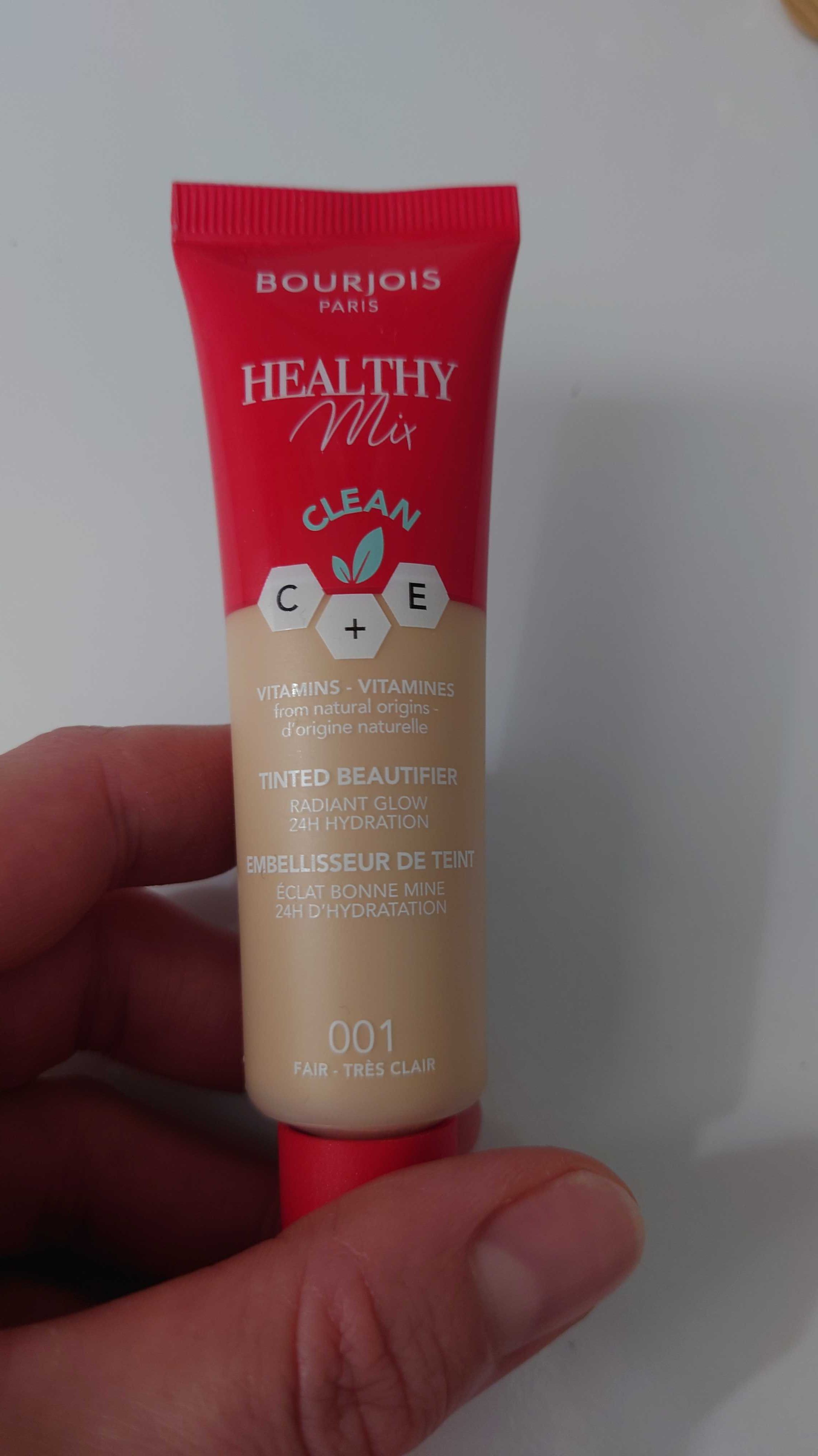 Tonujący krem do twarzy Bourjois Healthy Mix Clean 0001