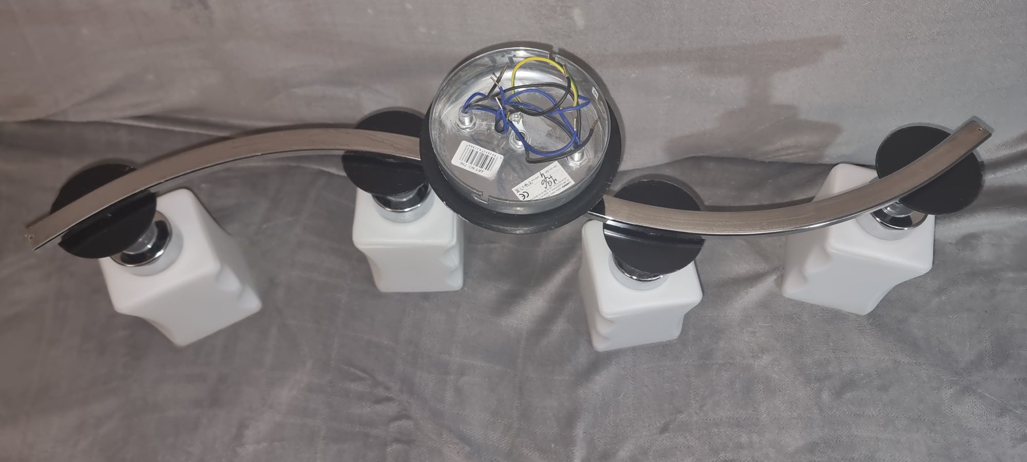 Żyrandol, lampa sufitowa, oswietlenie, klosz