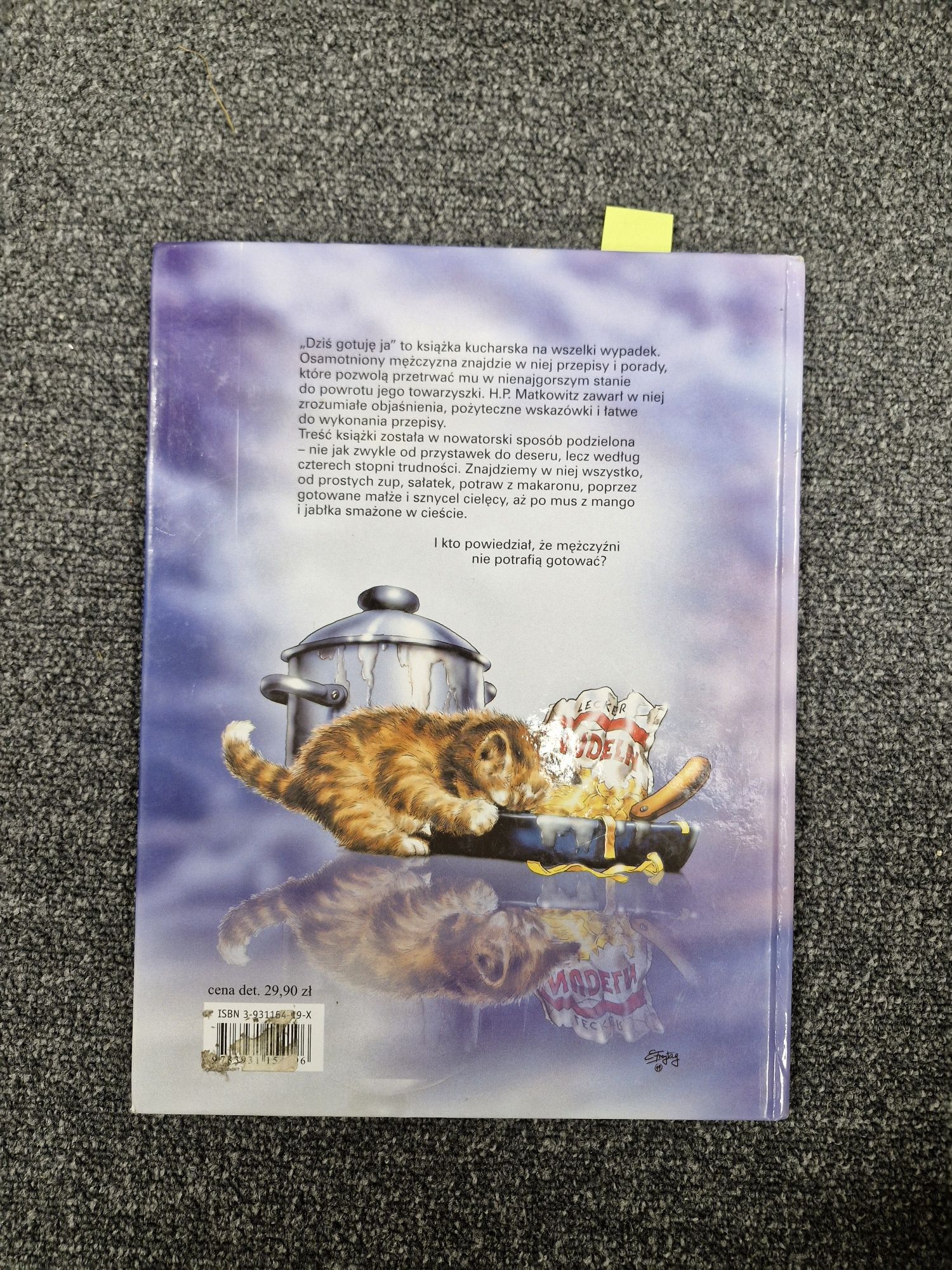 8574. "Dziś gotuje ja! Książka kucharska dla mężczyzn" H.P. Matkowitz
