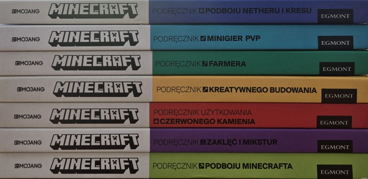 Poradniki minecraft (na sztuki lub cała kolekcja))