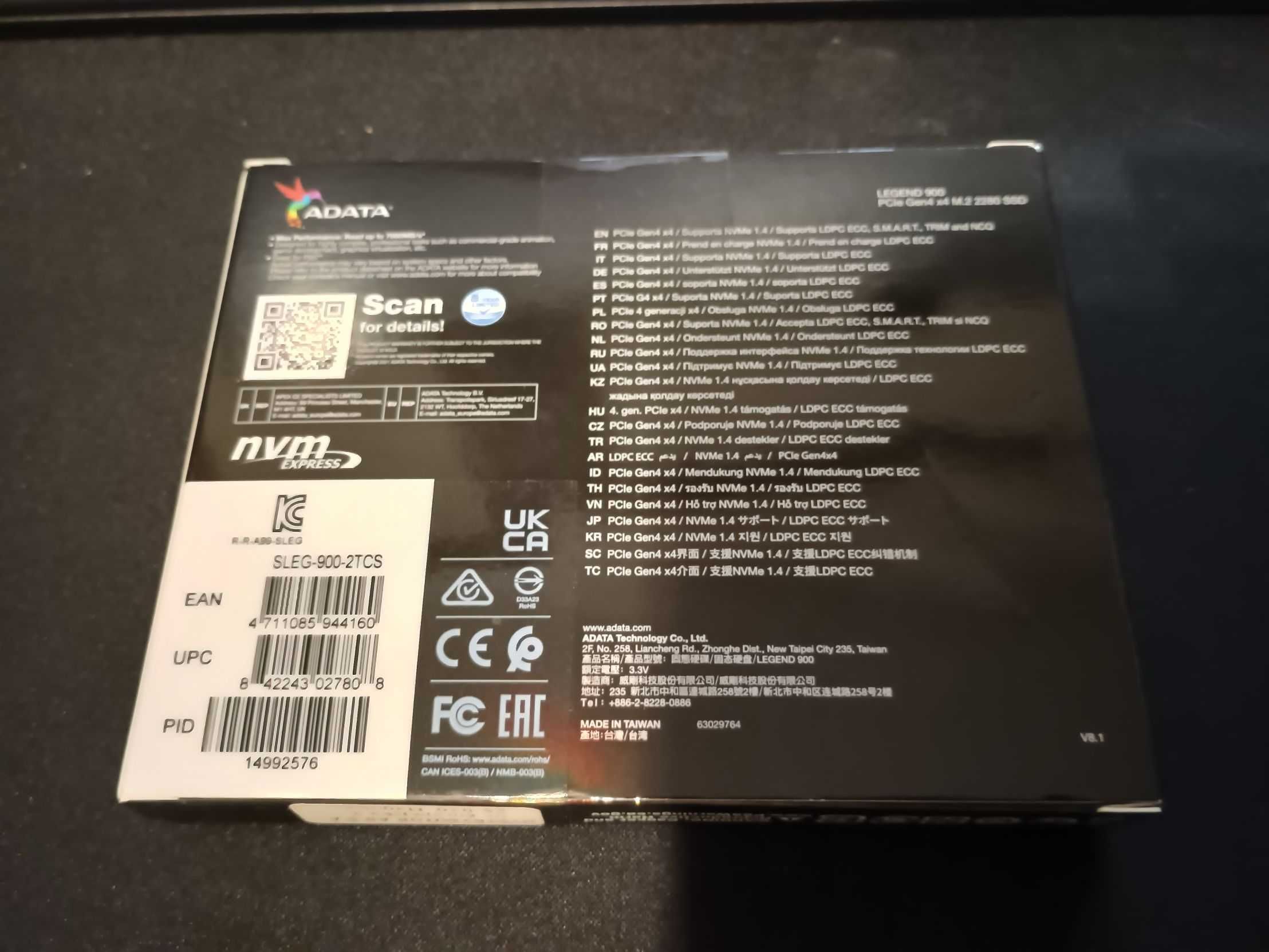 Dysk M.2 SSD ADATA Legend 900 2TB