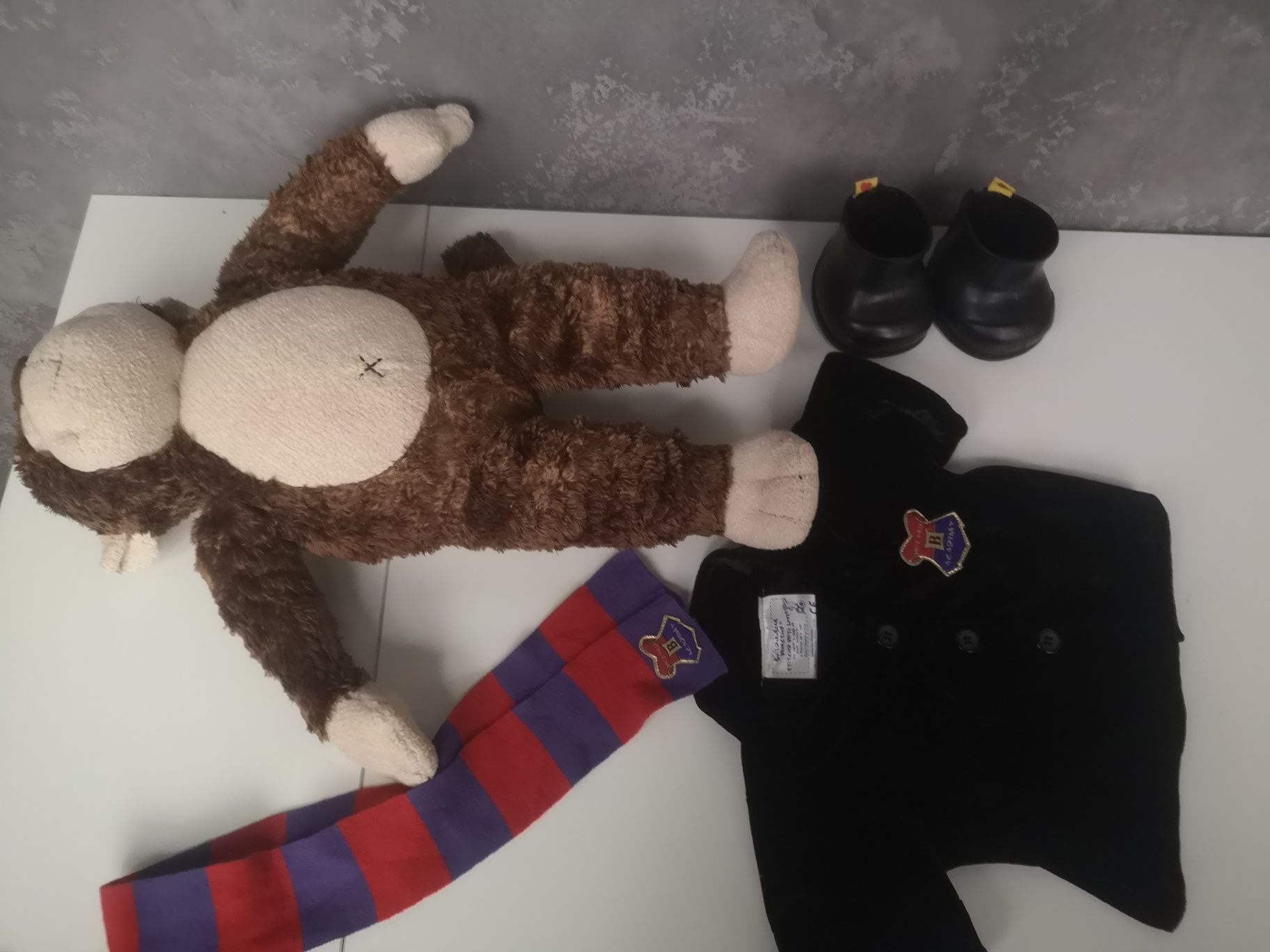 Build-a-bear обезьяна wizard academy говорящая мягкая игрушка одежда