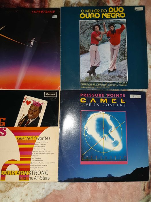 Vários discos vinil LP mostro sem compromisso