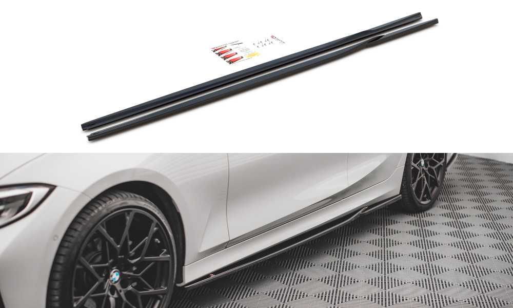 Сплиттер BMW G20 Sport Line тюнинг обвес губа юбка элерон