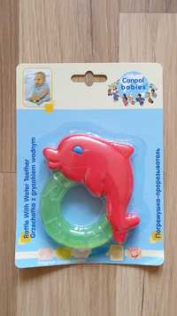 Grzechotka gryzak zabawka z gryzakiem Delfinek Canpol typu Avent Lovi