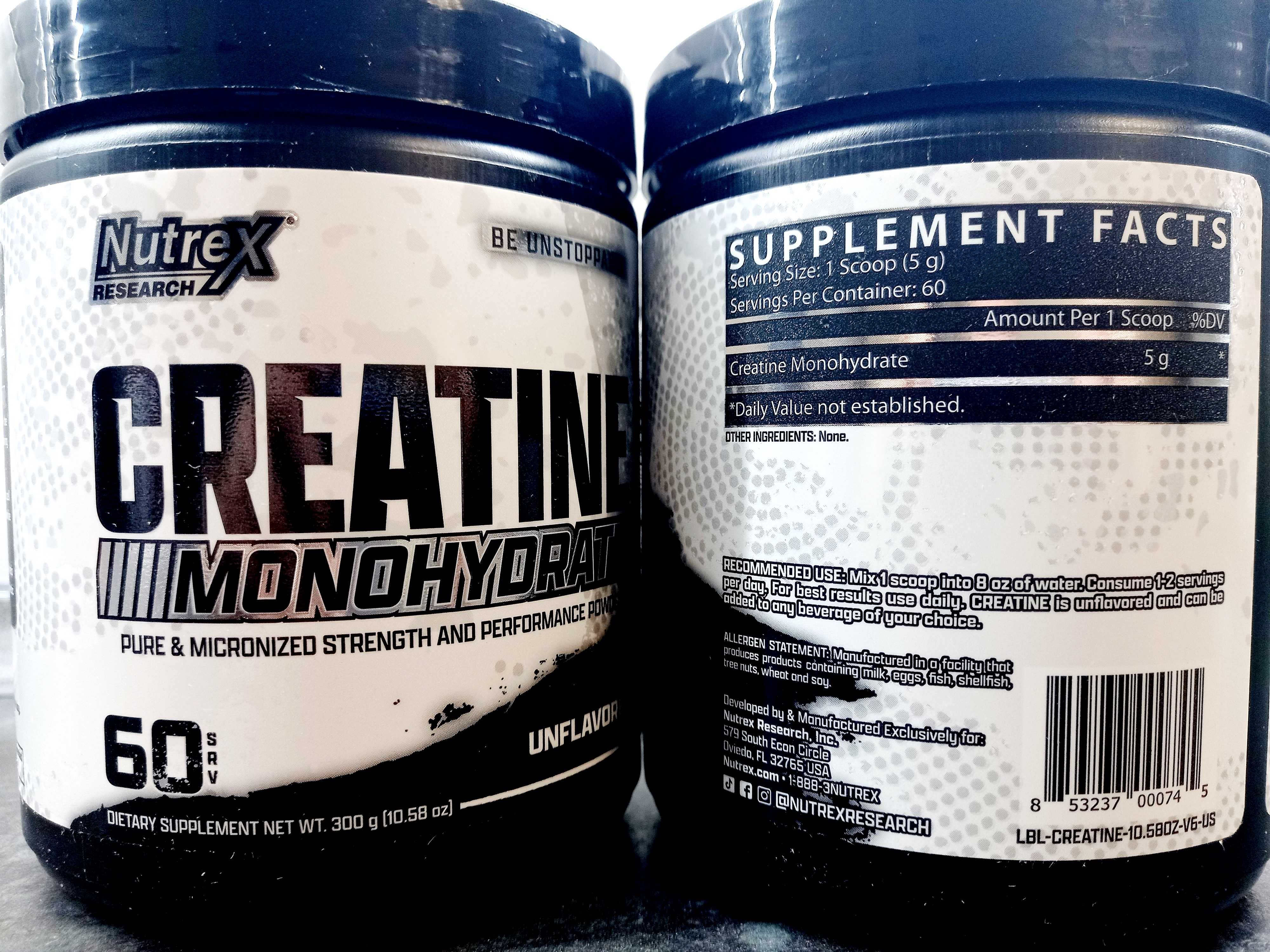 Nutrex, Creatine Monohydrate (300г), креатин моногидрат