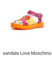 Босоножки сандалии Love Moschino оригинал р.37 натуральная кожа