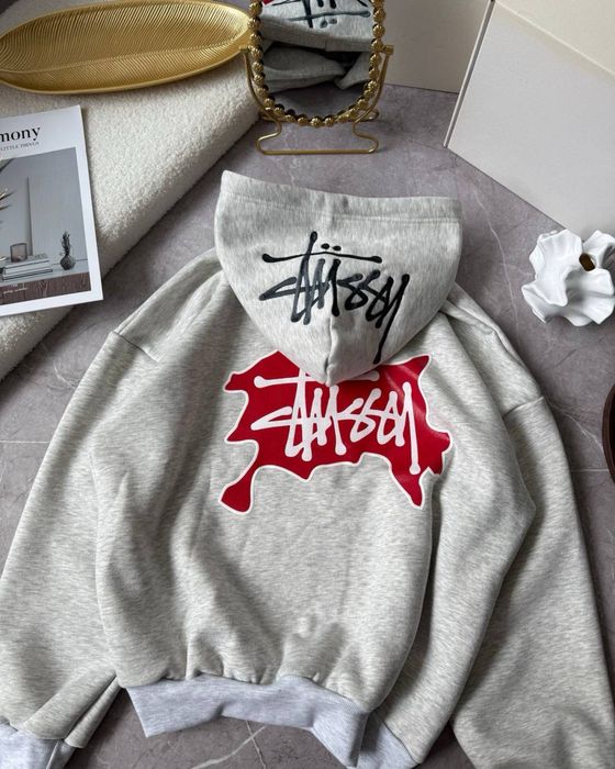 Худі оверсайз, жіноче/чоловіче худі, Stussy, толстовка Стаси