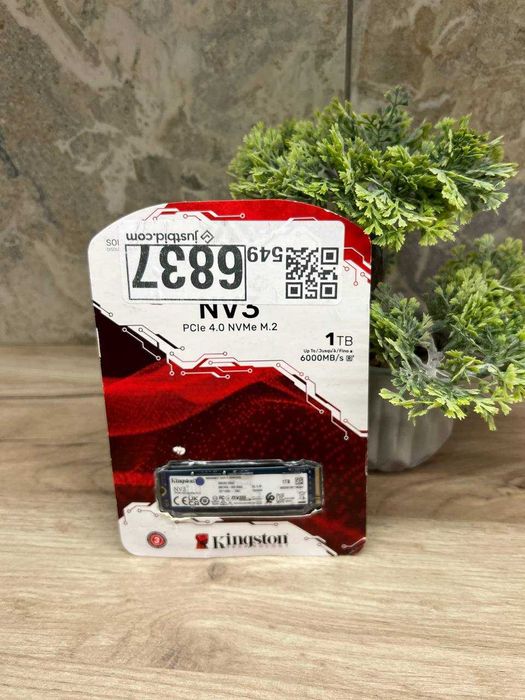 SSD Kingston 1TB M.2 PCIe 4.0 NV3 / Open-Box США