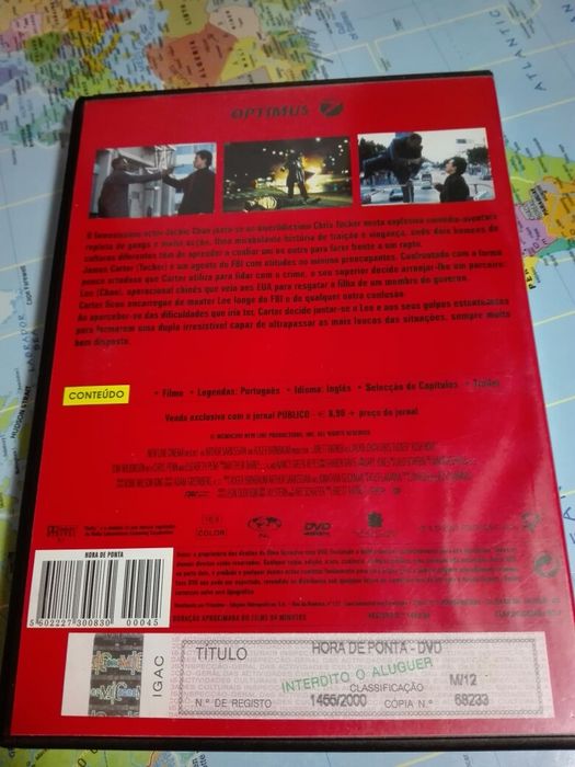 DVD Hora de ponta Jackie Chan e Chris Tucker