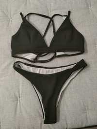 Bikini SHEIN preto cavado tamanho M - NOVO