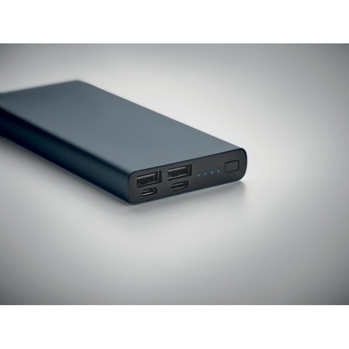 Power bank 10000 mAh em alumínio