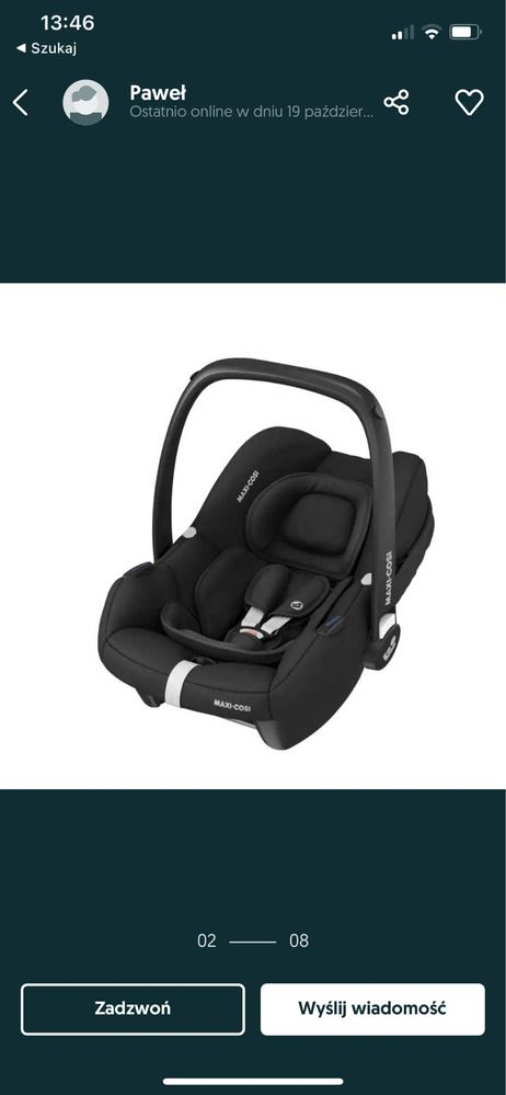 Fotelik Samochodowy CabrioFix i-Size + isofix