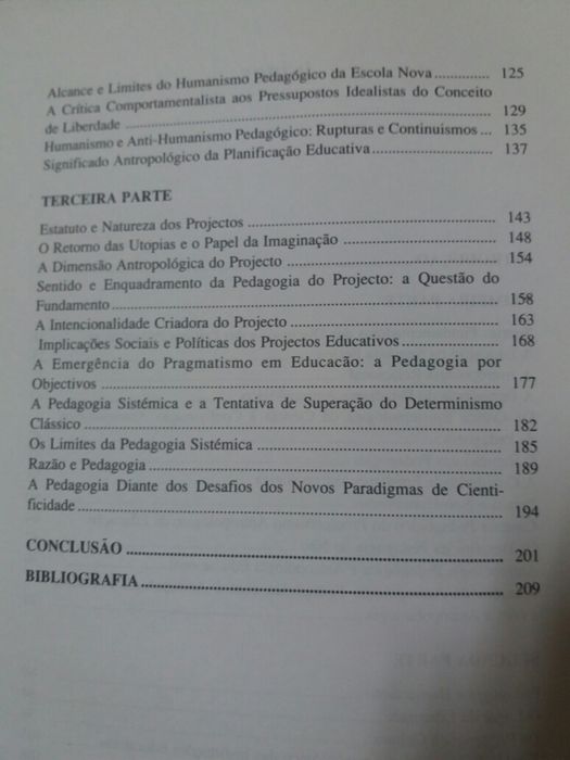 Livro: A Educação como Projecto Antropológico