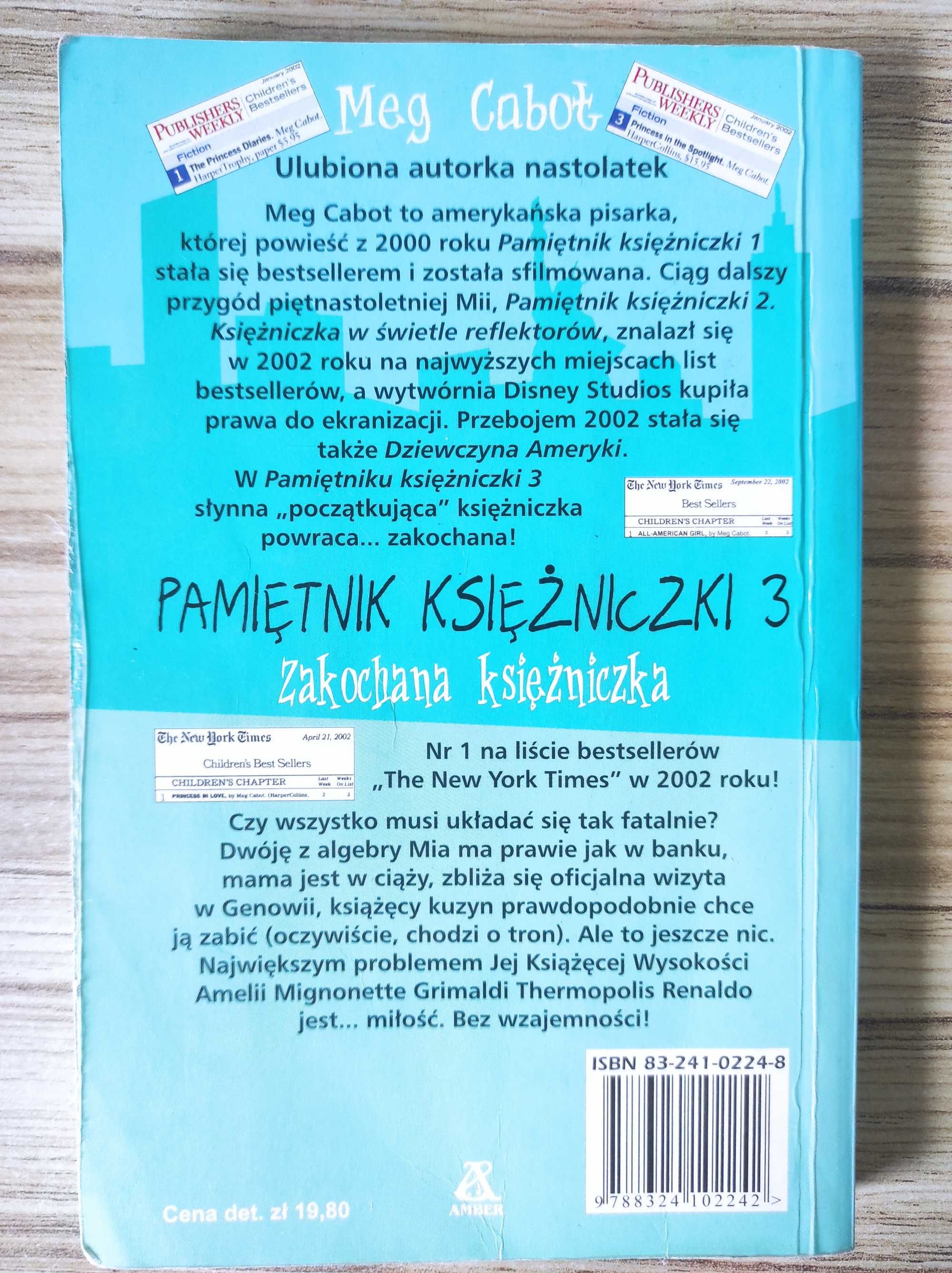Pamiętnik księżniczki 3 Zakochana księżniczka - Meg Cabot