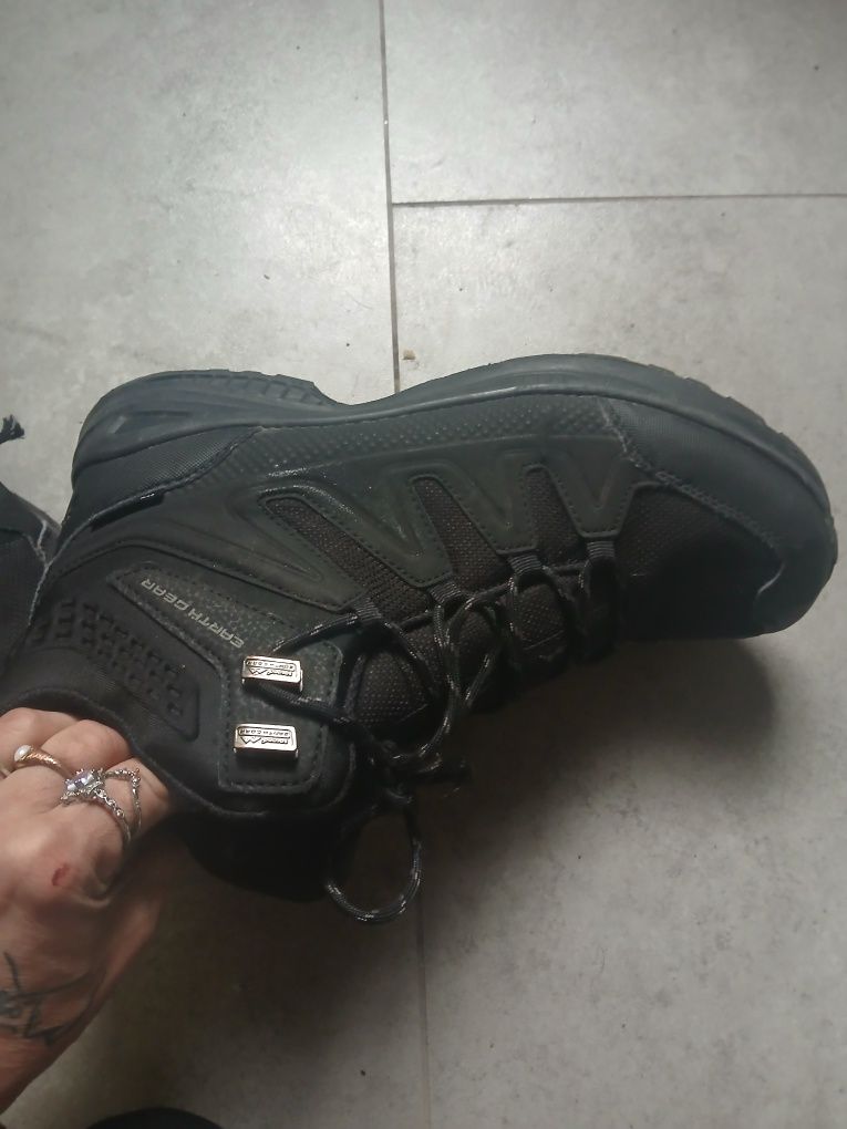 Czarne zimowe buty Sprandi bdb r.43