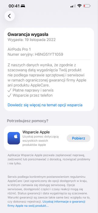 ORYGINALNE Słuchawki dokanałowe APPLE AirPods Pro ANC