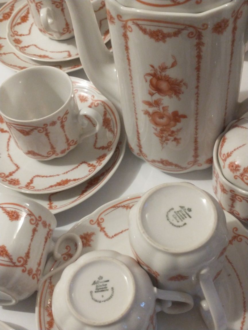 Seltmann serwis porcelany w girlandy kwiatów, rzadkość
