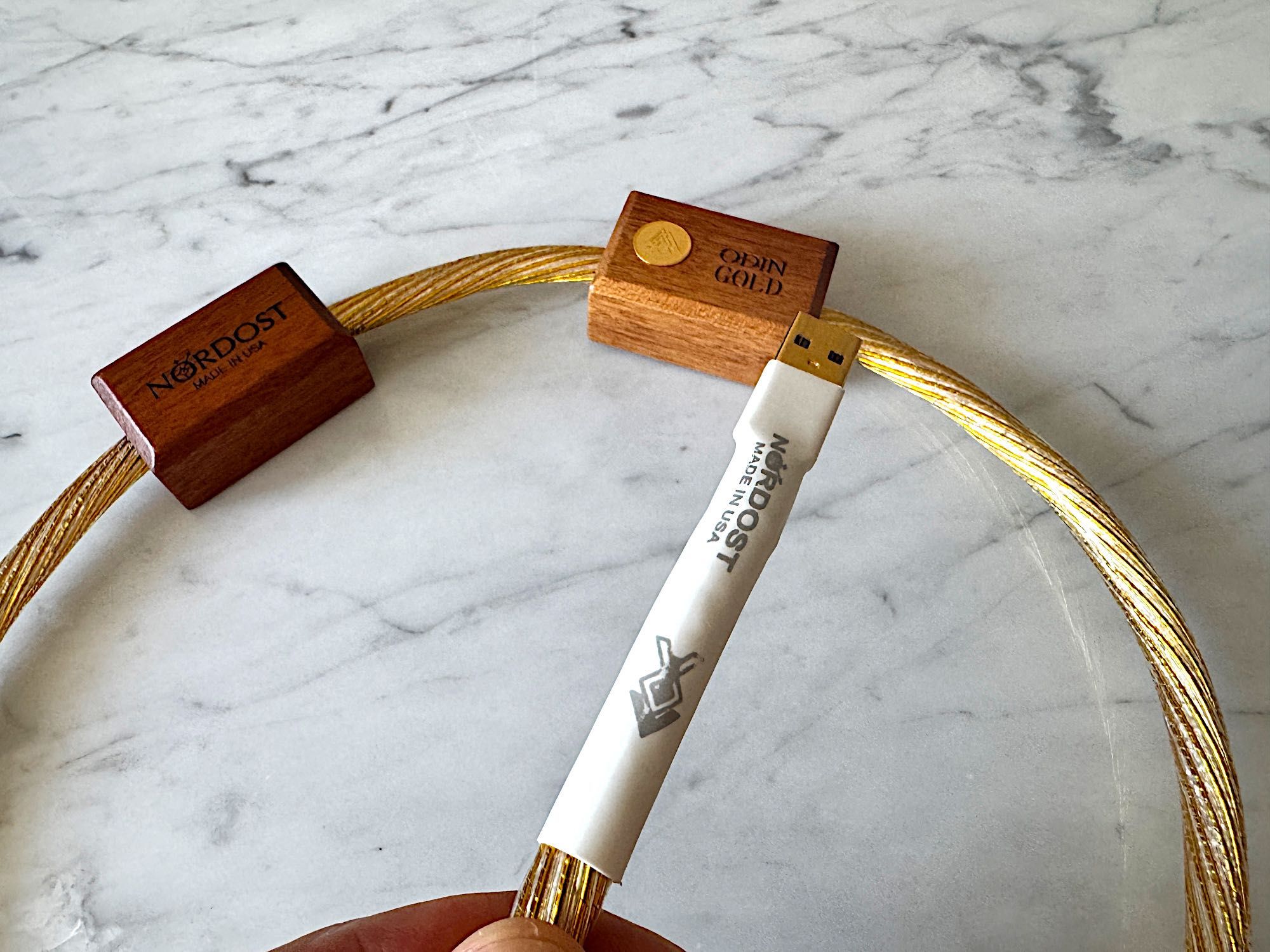 Kabel USB A na USB B Nordost Odin Gold Przewód Audio USB typu A–B