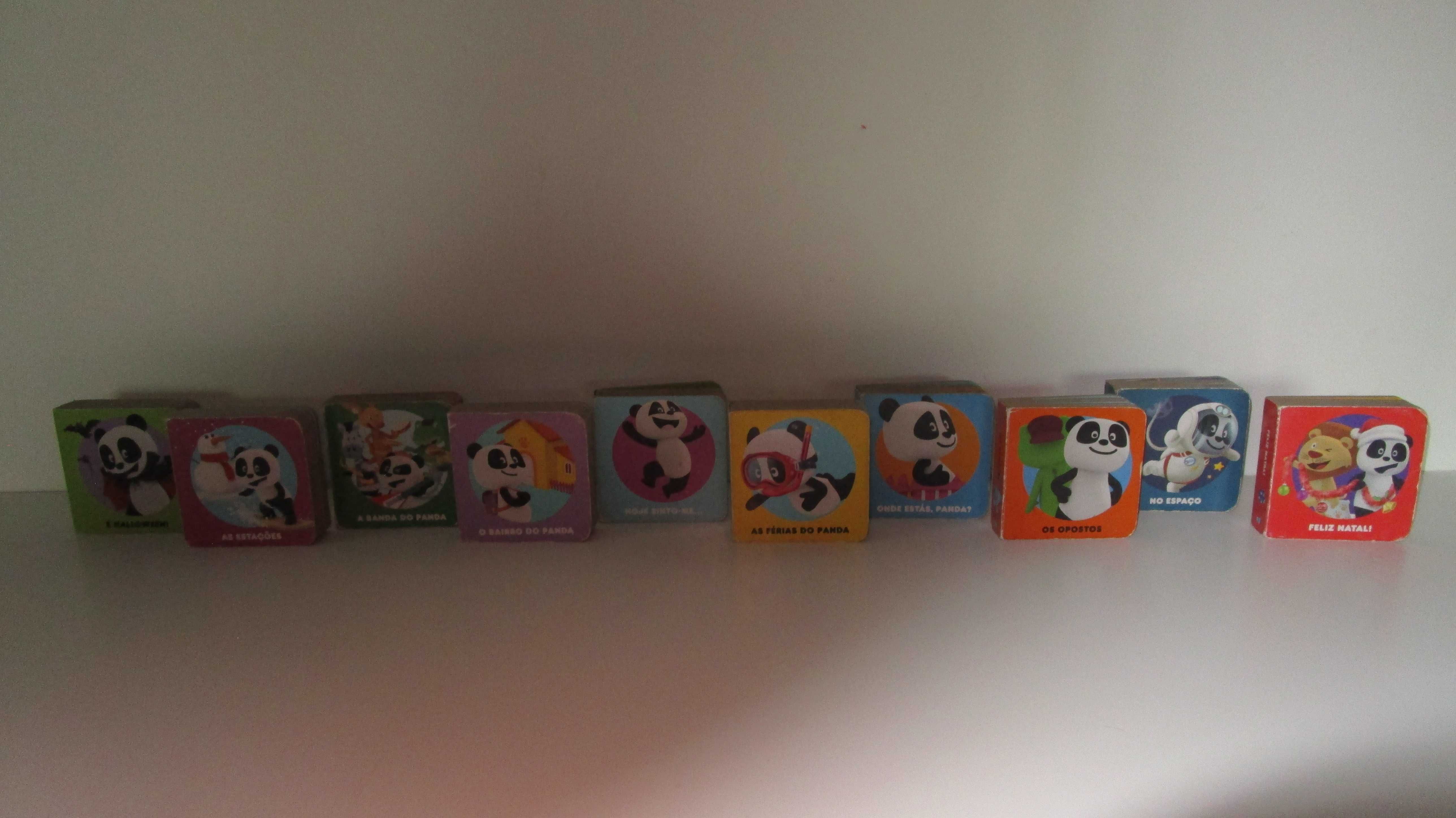 Conjunto de 10 Mini Livros Didáticos do Panda e os Amigos