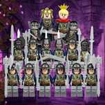 Zestaw 16 Figurek Rycerz klocki kompatybilne z LEGO Castle king Knight
