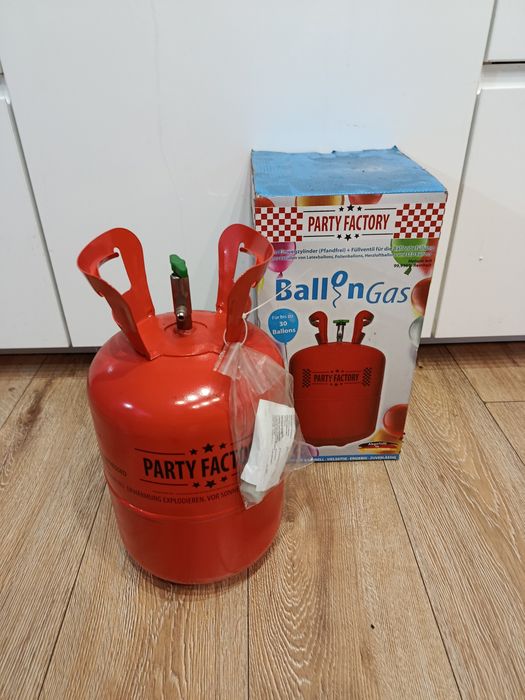 Nowa Butla z Helem ok 30 balonow