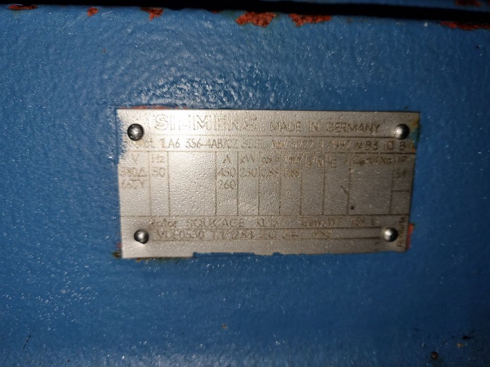 Silnik elektryczny 250kW/1480obr.