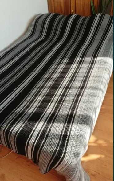 Handmade koc/narzuta 215x255cm