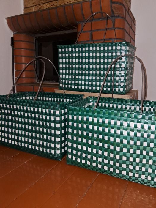 Корзина для перенесення дров (дровниця) кошик  довжина 0,50Х0,30Х0,30