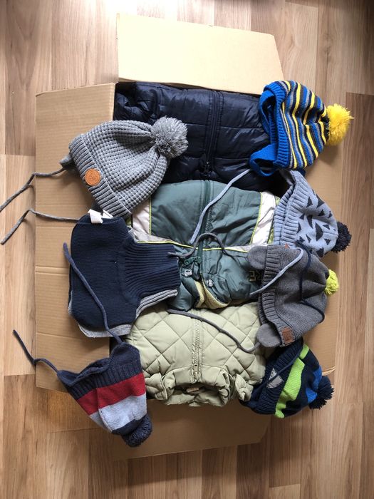 Zestaw zimowy dla chłopca 80-92 + gratisy
