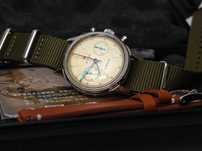 ZUAN 1963 chronograf ST19 mechaniczny akrylowe szkło wojskowy Venus
