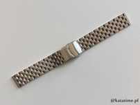 BRANSOLETKA DO ZEGARKA stalowa 20 mm regulowana teleskopy quick pins