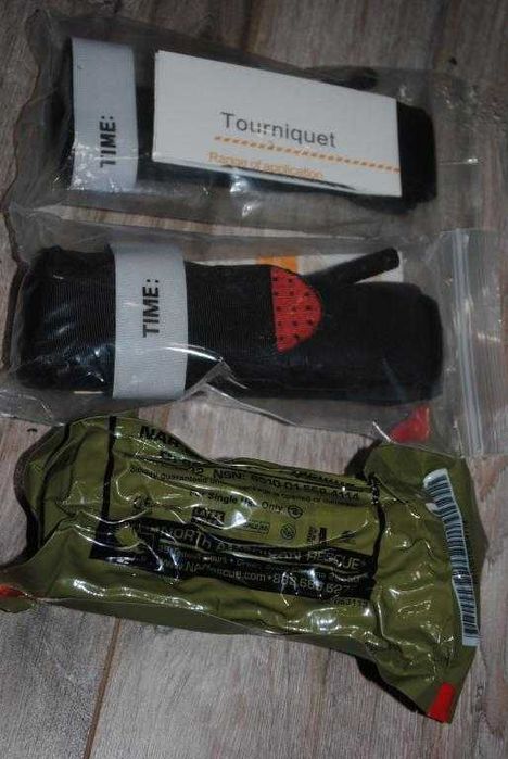 Турнікети 2шт +еластичний бинт NAR Emergency Trauma Dressing (ETD) 6"