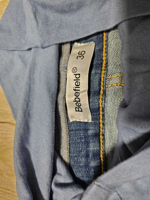 Spodnie ciążowe jeansowe Bebefield 36 | nowe bez metki