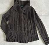 United Colors of Benetton  brązowy sweter kardigan  XS/S