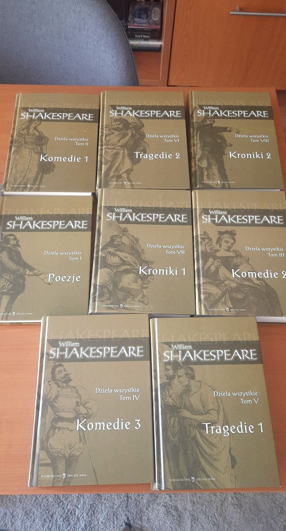 Wiliam Shakespeare Szekspir Dzieła Wszystkie komplet