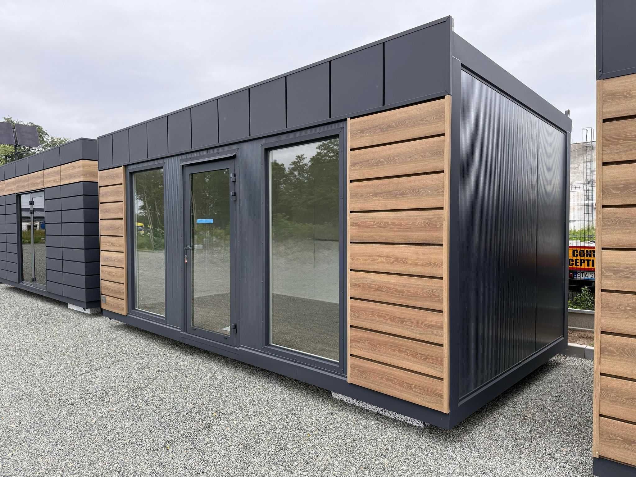 GOTOWY nowy  pawilon kontener 600x300 (6x3m) usługowy handlowy biurowy