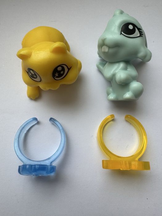 Серия киндер сюрприз Животные с колечками FASHION PETS (2015)