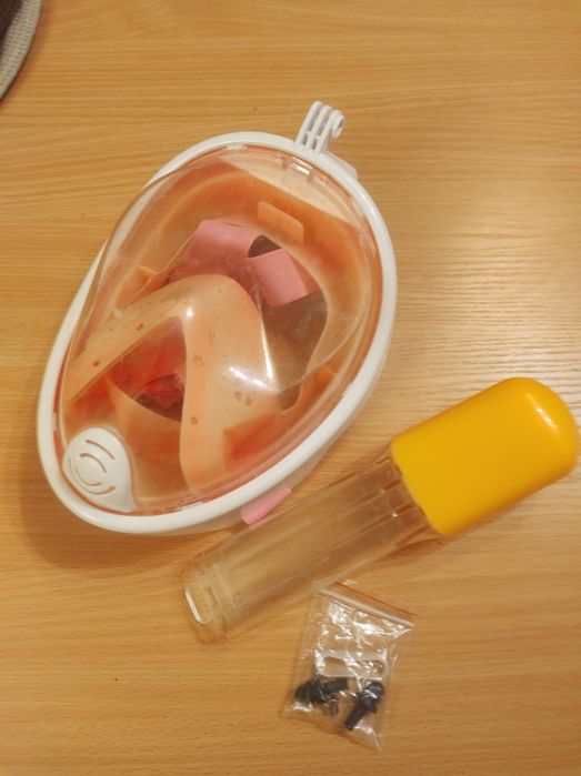 Pełna Maska Do Nurkowania Maska Dekatlon