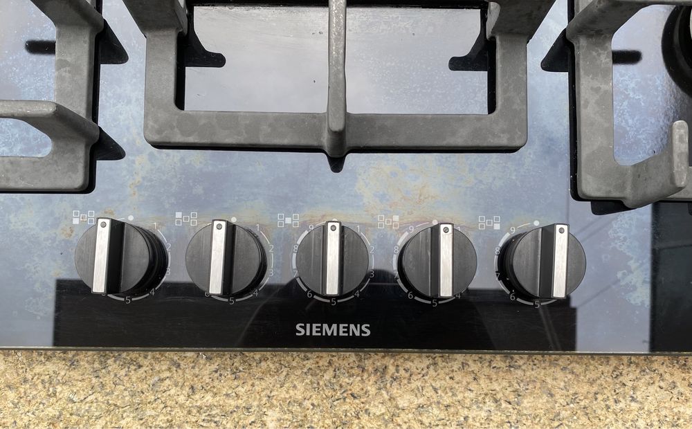 Placa de fogão a gás da Siemens