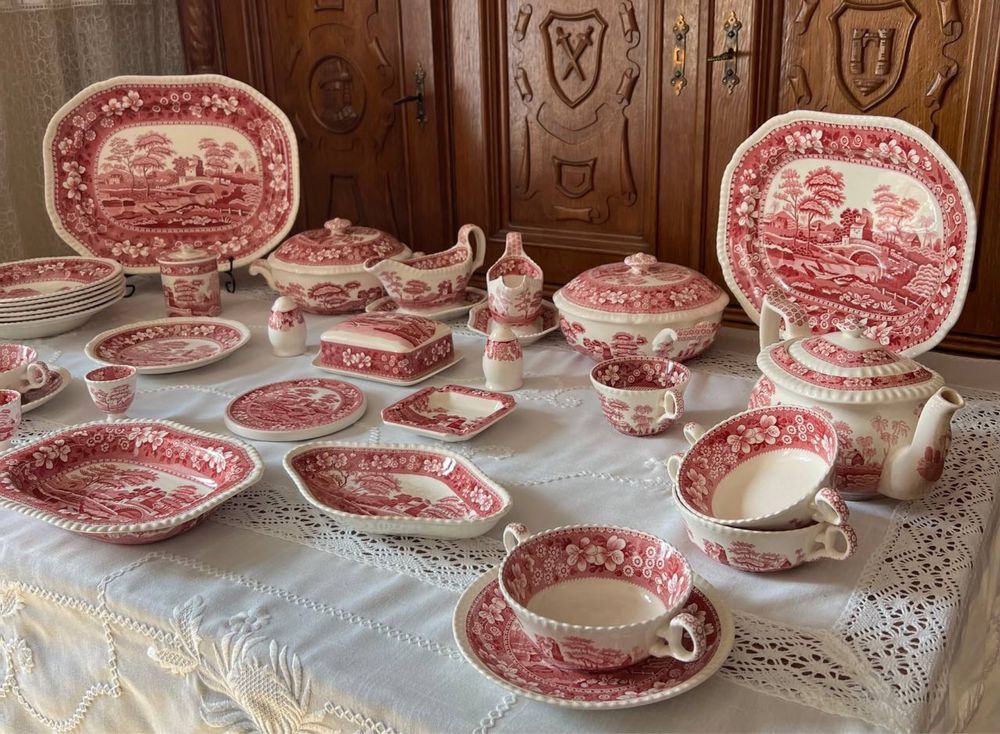 Spode Pink Tower