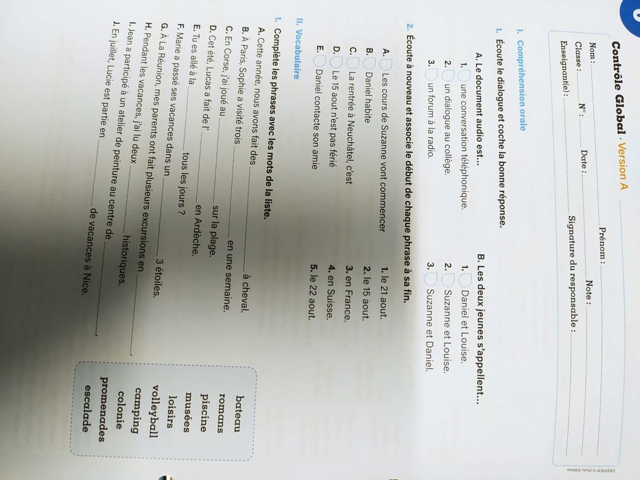 Défis Ados 9 - 9º ano - Francês - VERSÃO DO PROFESSOR